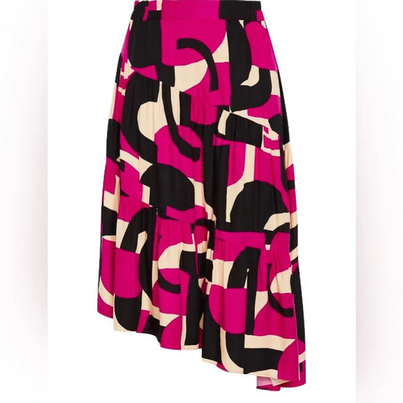 New With Tag Women's Plus Size Skirt Saskia Print - Picture 6 of 11
